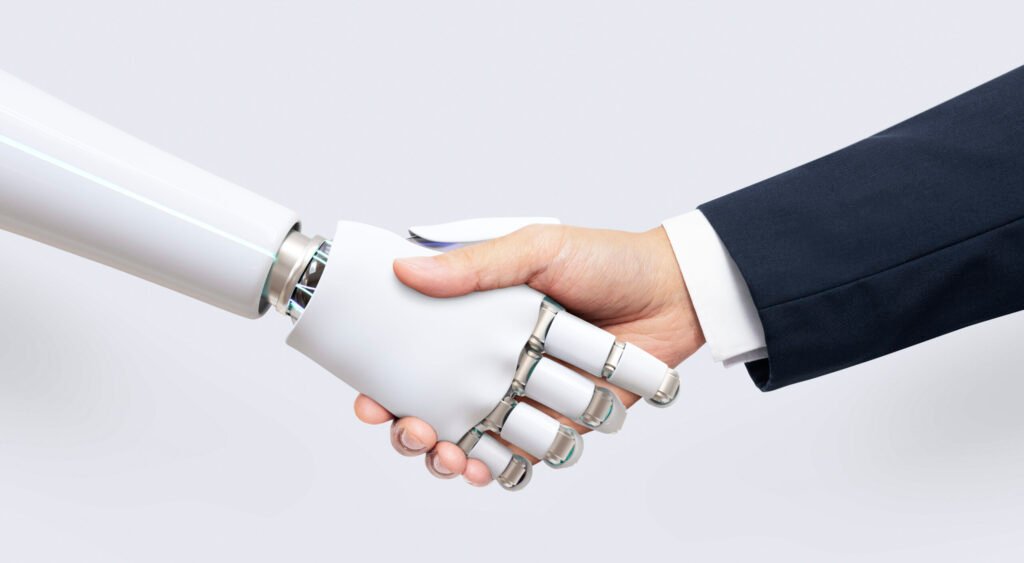 AI background business technology, digital transformation